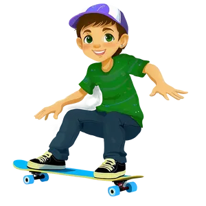 Skateboarding Kids PNG Pcd57 PNG