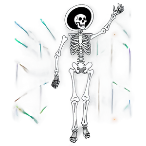 Skeleton Line Dance Png Hec PNG Image