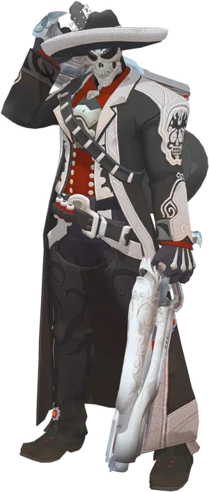 Skeleton_ Mariachi_ Character_ Costume.png PNG Image