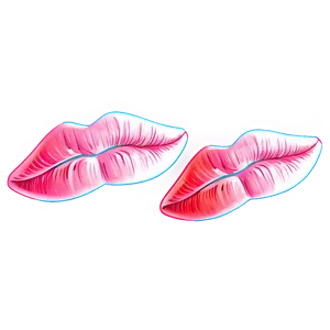 Sketch Kissy Lips Png Pxf PNG Image