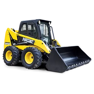 Skid Steer With Auger Attachment Png Kme76 PNG Image