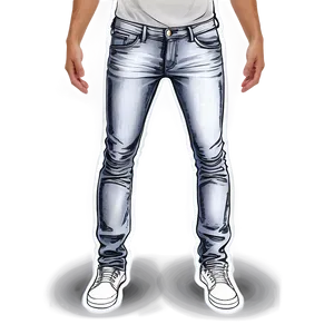 Skinny Jean Outline Png Pya PNG Image