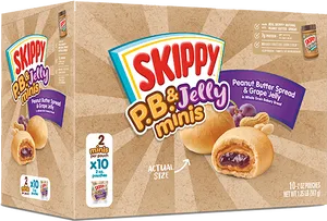 Skippy P Band Jelly Minis Packaging PNG Image