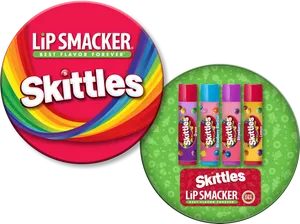 Skittles Lip Smacker Collection PNG Image