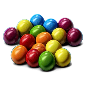 Skittles Rainbow D PNG Image