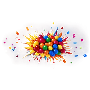 Skittles Rainbow Explosion Png Xso64 PNG Image