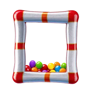 Skittles Rainbow Frame Png 06282024 PNG Image