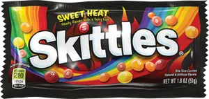 Skittles Sweet Heat Package PNG Image