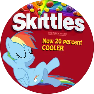 Skittles20 Percent Cooler Promotion PNG Image