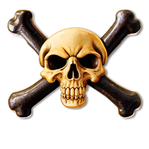 Skull And Crossbones Sticker Png 06122024 PNG Image