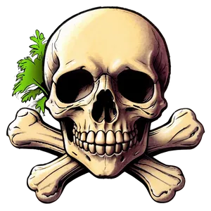 Skull And Crossbones Tattoo Design Png Ypp6 PNG Image