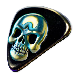 Skull Guitar Pick Art Png Otk54 PNG Image