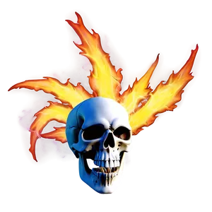 Skull Spin Blaze Png Xac90 PNG Image