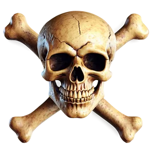 Skulland Crossbones Icon PNG Image