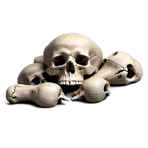 Skulls And Bones Pile Png Fxm PNG Image