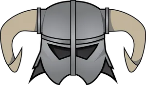 Skyrim Helmet Illustration PNG Image