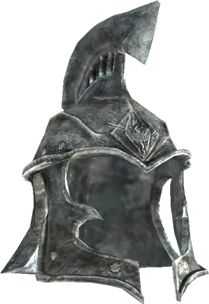 Skyrim Iron Helmet3 D Model PNG Image