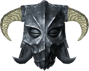 Skyrim Iron Helmet3 D Model PNG Image