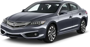 Sleek Acura Sedan Profile View PNG Image