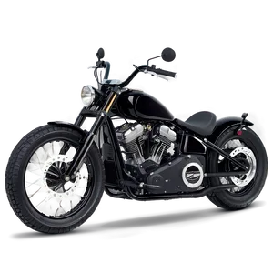 Sleek Bobber Silhouette Png 06252024 PNG Image