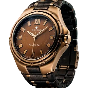 Sleek Bronze Watch Png 06252024 PNG Image