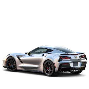 Sleek Corvette C8 Side View Png Wbi70 PNG Image