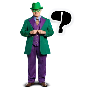 Sleek Riddler Question Mark Png Hrg80 PNG Image