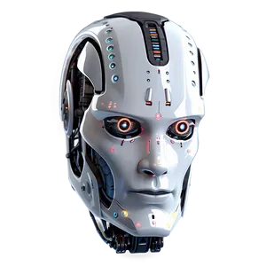 Sleek Robot Head Graphic Png Wol PNG Image