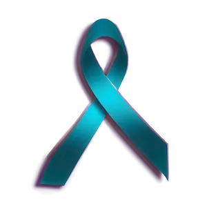 Sleek Teal Ribbon Design Png Tse PNG Image