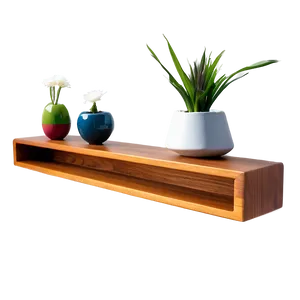 Sleek Wood Shelf Arrangements Png Gbw15 PNG Image