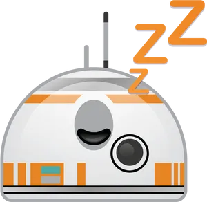 Sleeping B B8 Droid Star Wars PNG Image