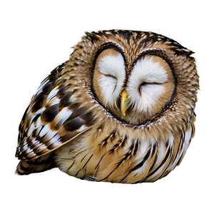 Sleeping Owl PNG 05232024 PNG