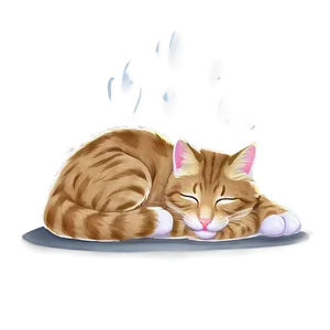 Sleepy Cat Cartoon Png 18 PNG Image