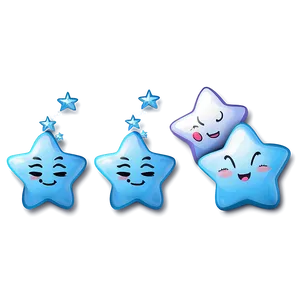 Sleepy Stars Emoji Png Dhg38 PNG Image