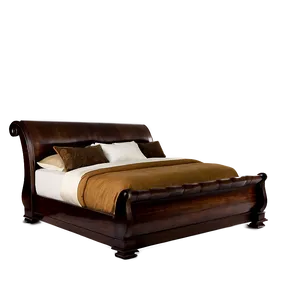 Sleigh Bed Design Png 06282024 PNG Image