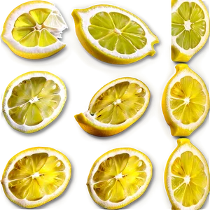 Sliced Lemons Png Maa71 PNG Image