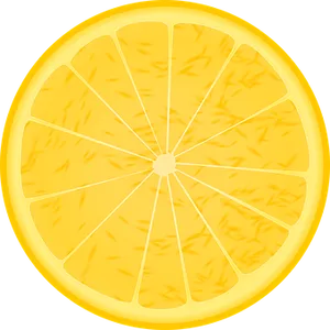 Sliced Orange Illustration PNG Image