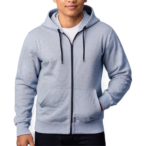 Slim Fit Zip Up Hoodie Png Iex PNG Image