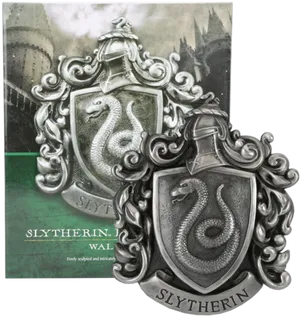 Slytherin House Crest Artwork PNG Image