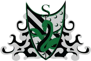 Slytherin House Crest PNG Image