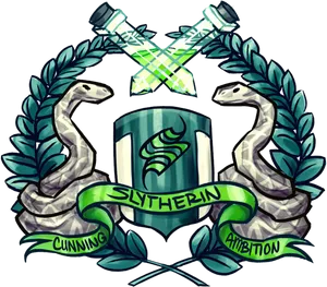 Slytherin_ House_ Crest PNG Image