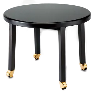 Small Black Table Png Oun PNG Image