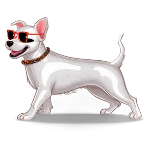 Small Dog Wearing Sunglasses Png 06252024 PNG Image