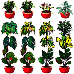 Small Indoor Plants Png 06252024 PNG Image