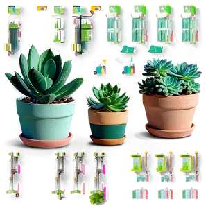 Small Potted Succulents Png 25 PNG Image