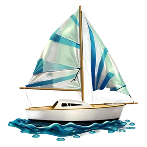 Small Sailboat On Water Png Dhb PNG Image