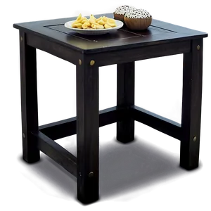 Small Table For Snacks Png Cxo PNG Image