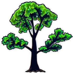 Small Tree Outline Png Rdo PNG Image