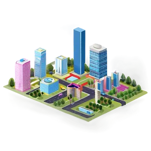 Smart City Technology Layout Png Kcu PNG Image