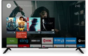 Smart T V Streaming Interface Wonder Woman PNG Image